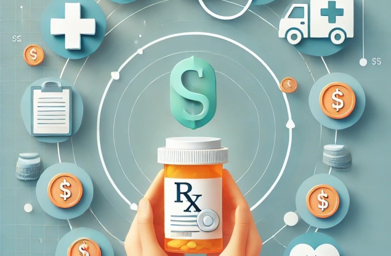 DALL·E 2024-10-21 14.09.53 - A visual representation of a medication reimbursement system. The image